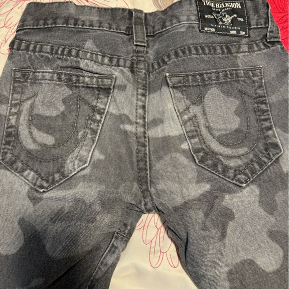 Men’s True Religion Jeans- Rocco- black camouflage - Picture 1 of 3